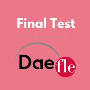 DAEFLE Final Test